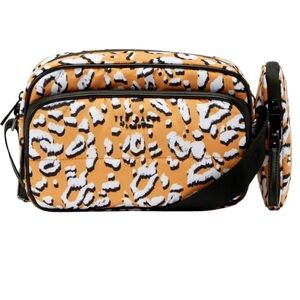 Ted Baker Leopard Detail Puffer Belt Bag + Camera Phone Pouch
